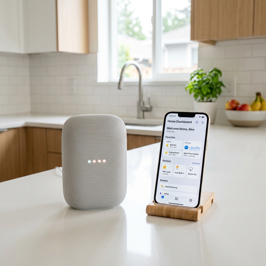 Control everything from a single app or your voice